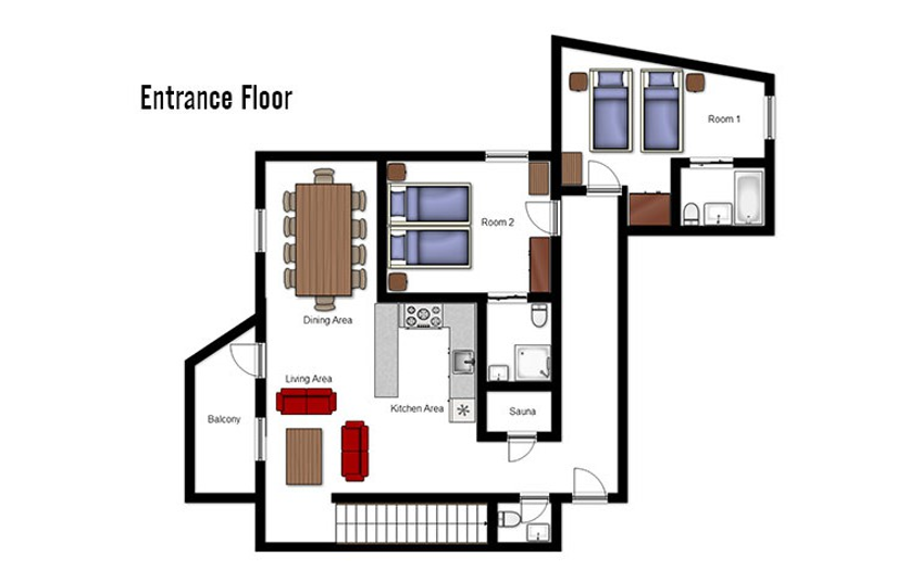 Chalet Escamillo Tignes Floor Plan 3